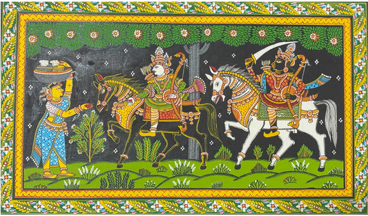 Kanchi Vijay – Handcrafted Pattachitra Masterpiece