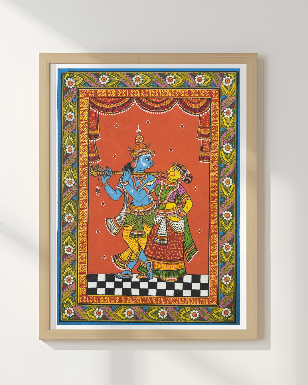 Radha Krishna : Pattachitra