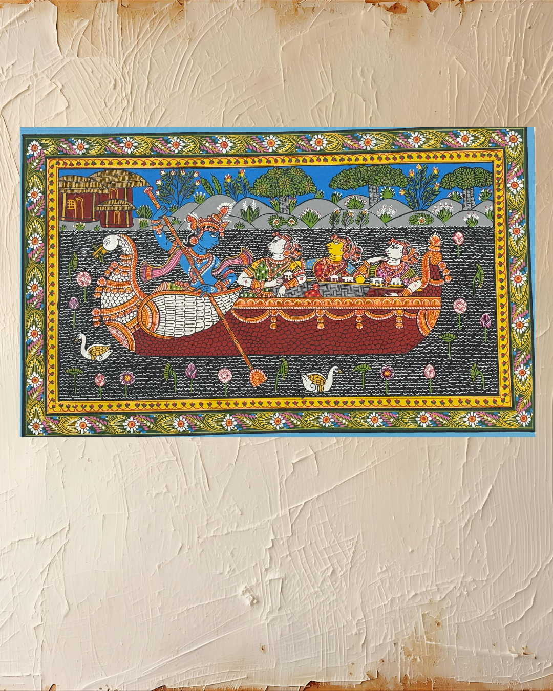 Nabakeli Pattachitra Art – Krishna’s Divine Leela