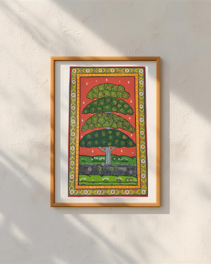 Tree of Life – Traditional Pattachitra Painting