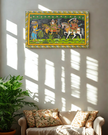 Kanchi Vijay – Handcrafted Pattachitra Masterpiece