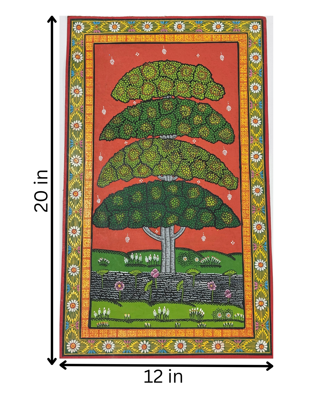 Tree of Life – Traditional Pattachitra Painting