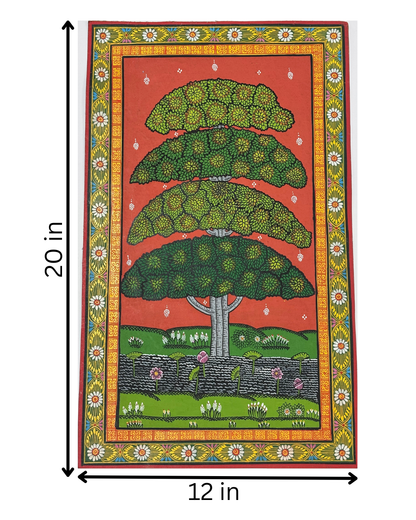 Tree of Life – Traditional Pattachitra Painting