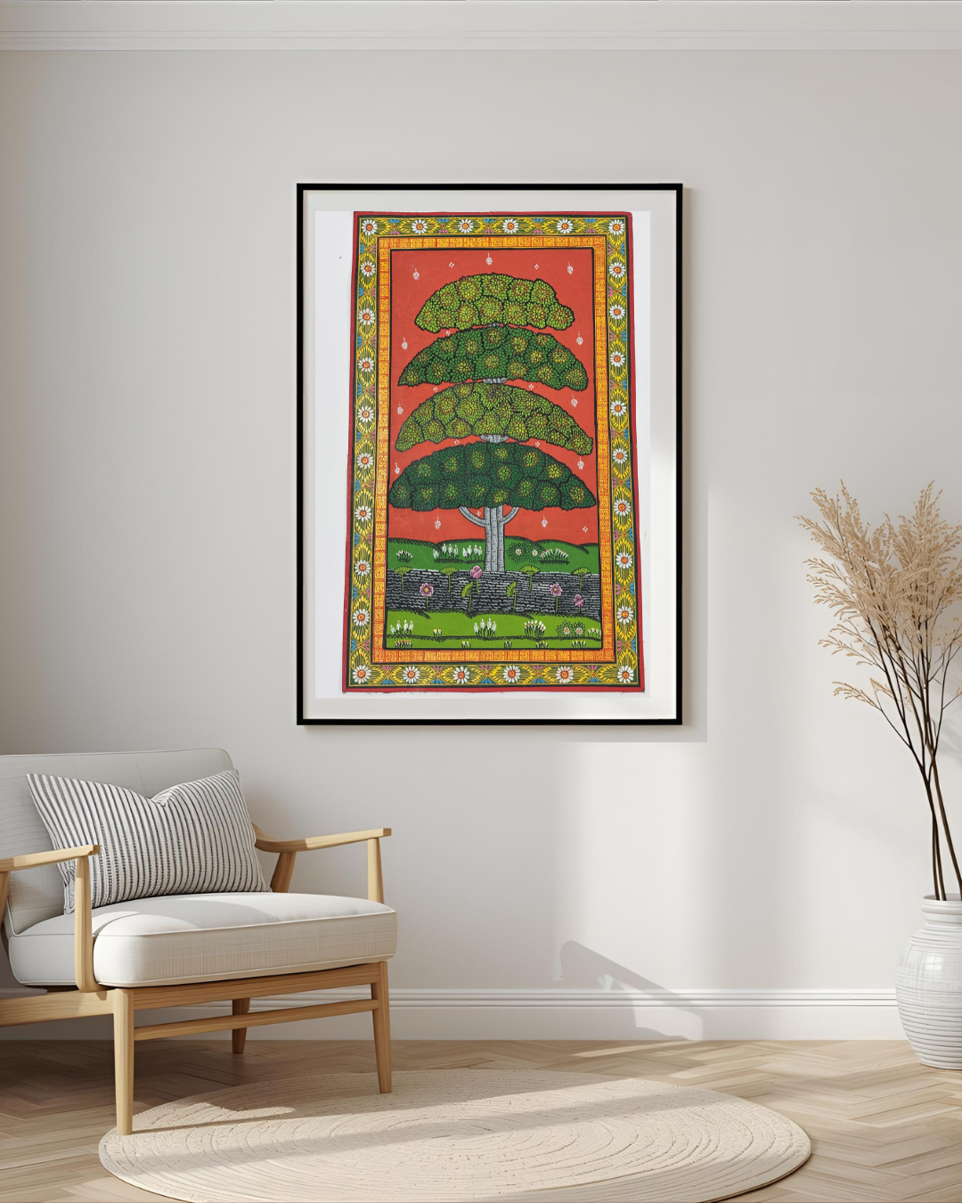 Tree of Life – Traditional Pattachitra Painting