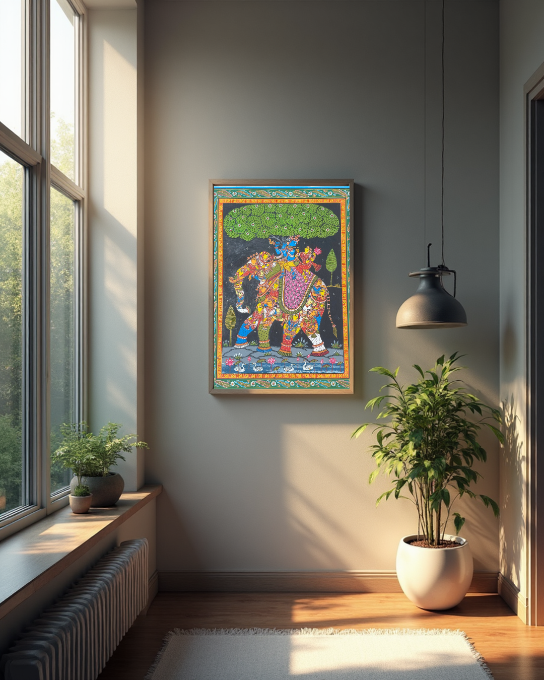 Kandarpa Hasti – The Divine Elephant Pattachitra