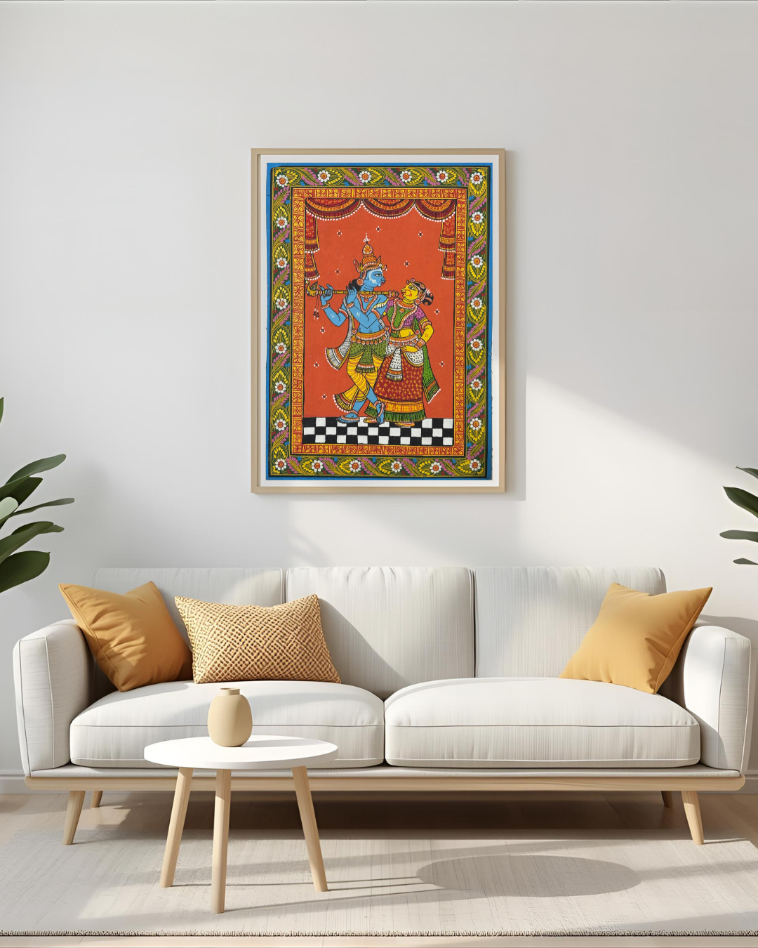 Radha Krishna : Pattachitra