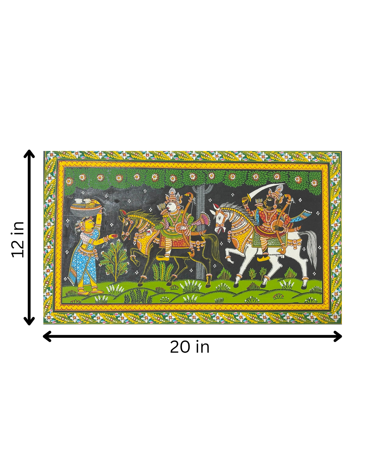 Kanchi Vijay – Handcrafted Pattachitra Masterpiece