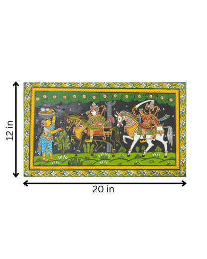 Kanchi Vijay – Handcrafted Pattachitra Masterpiece