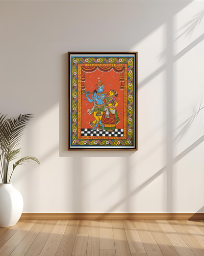 Radha Krishna : Pattachitra