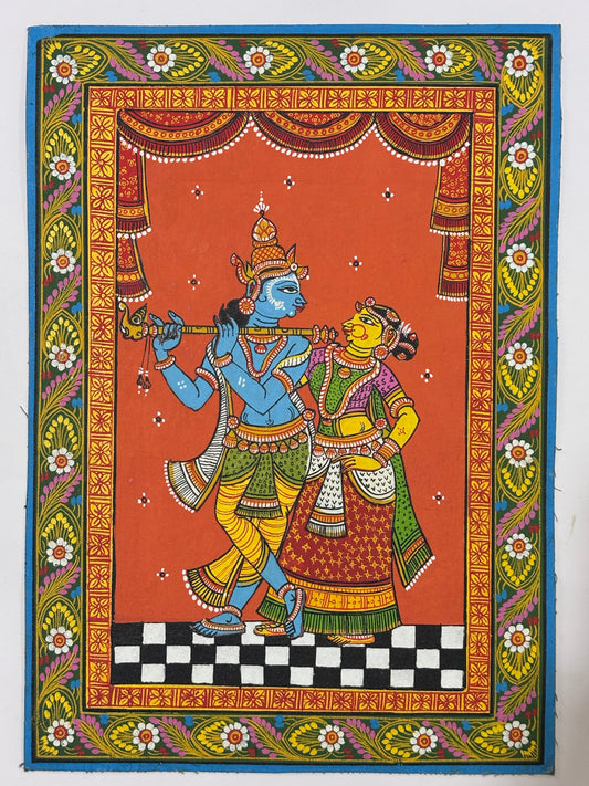 Radha Krishna : Pattachitra